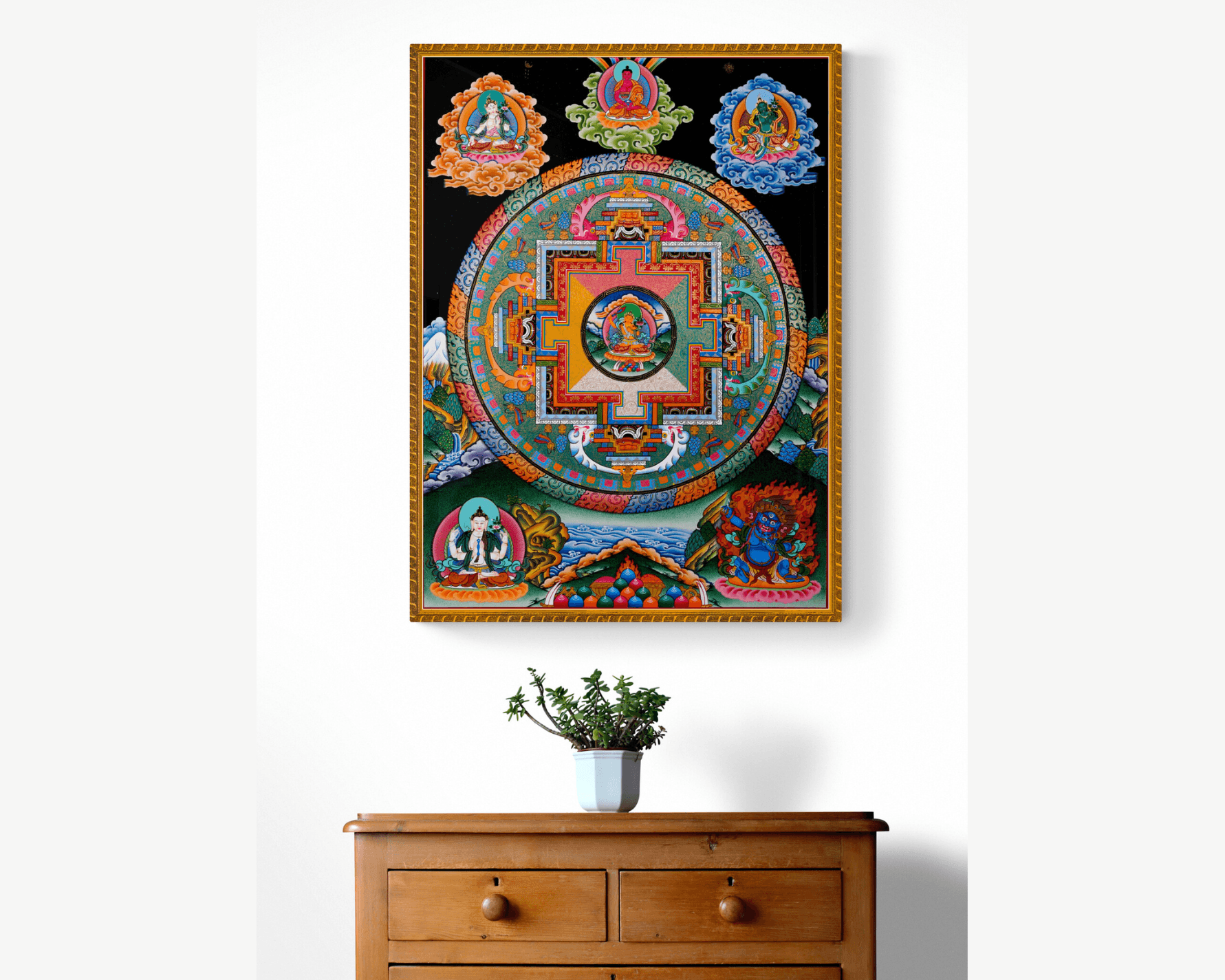 Tibetan Mandala Tapestry