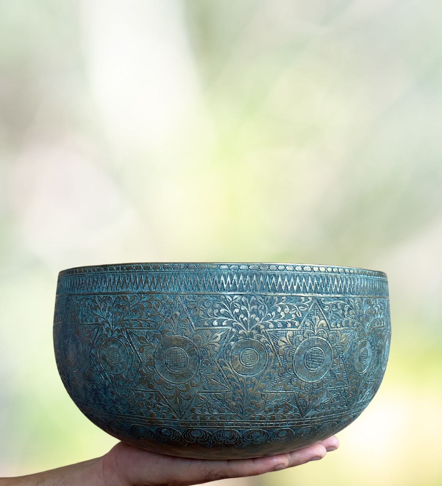 Antique Jambati Singing Bowl - Himalayas Shop