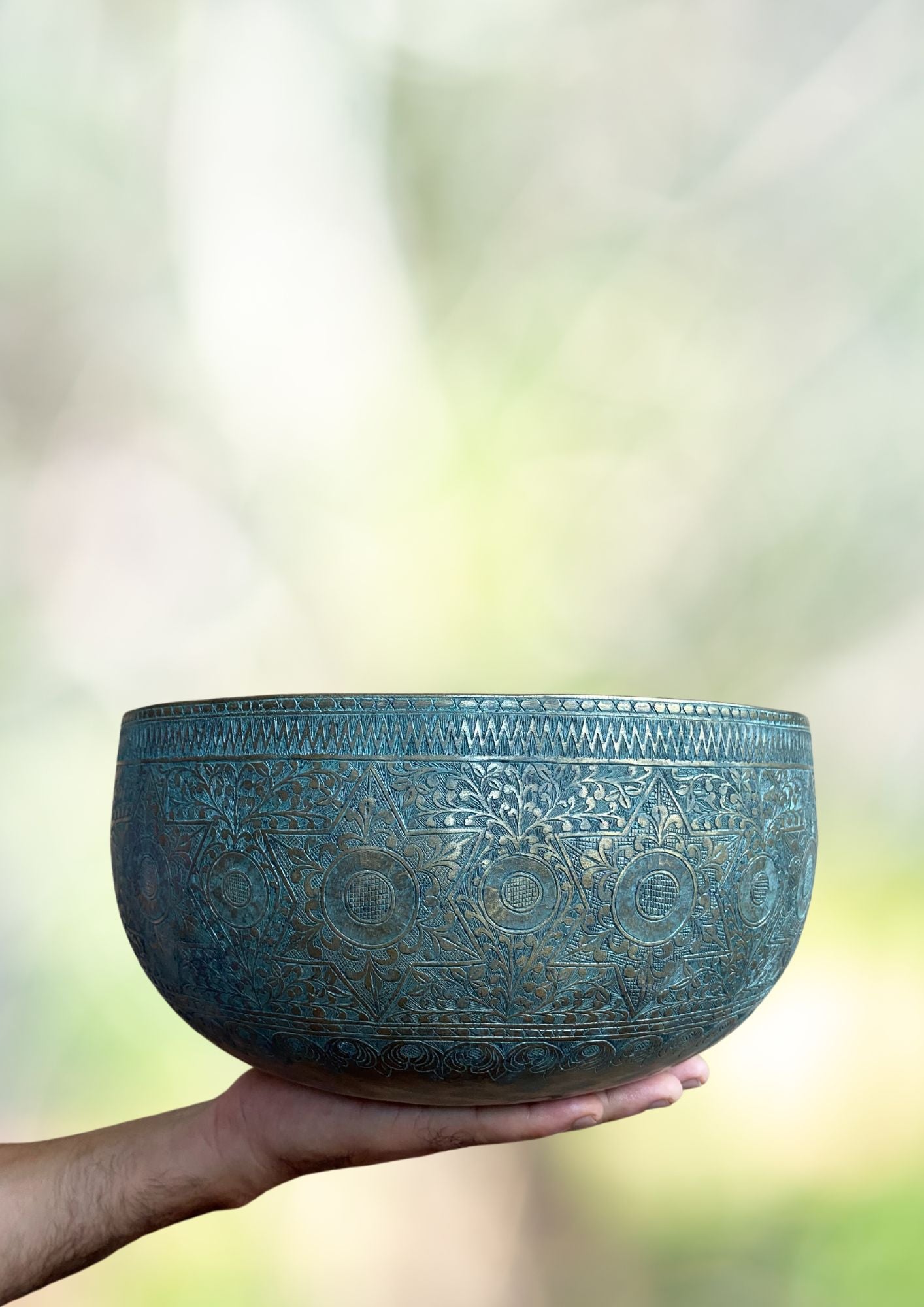 Antique Jambati Singing Bowl - Himalayas Shop