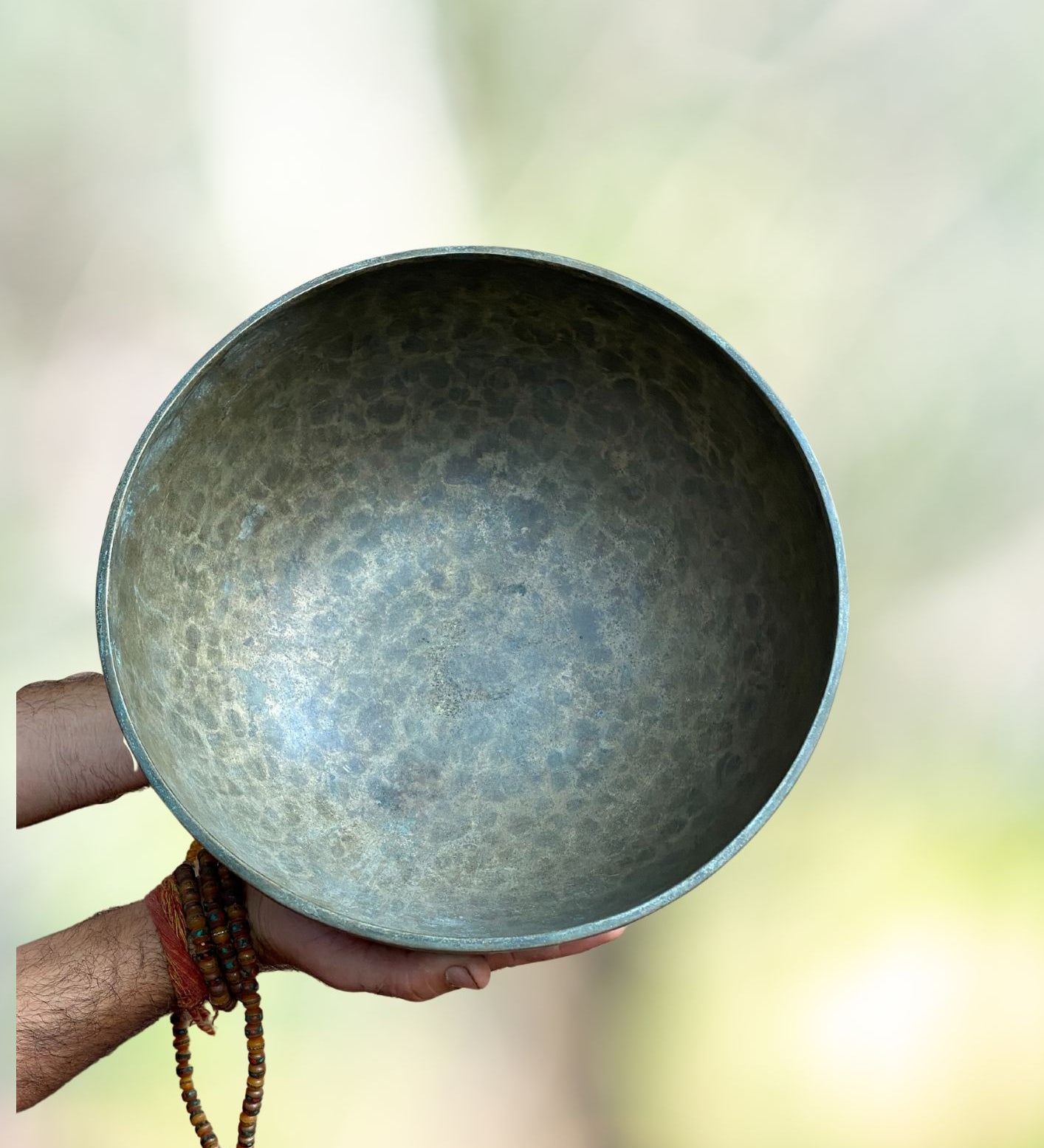 Jambati Bowl with Motif Carving for spiritual healing.