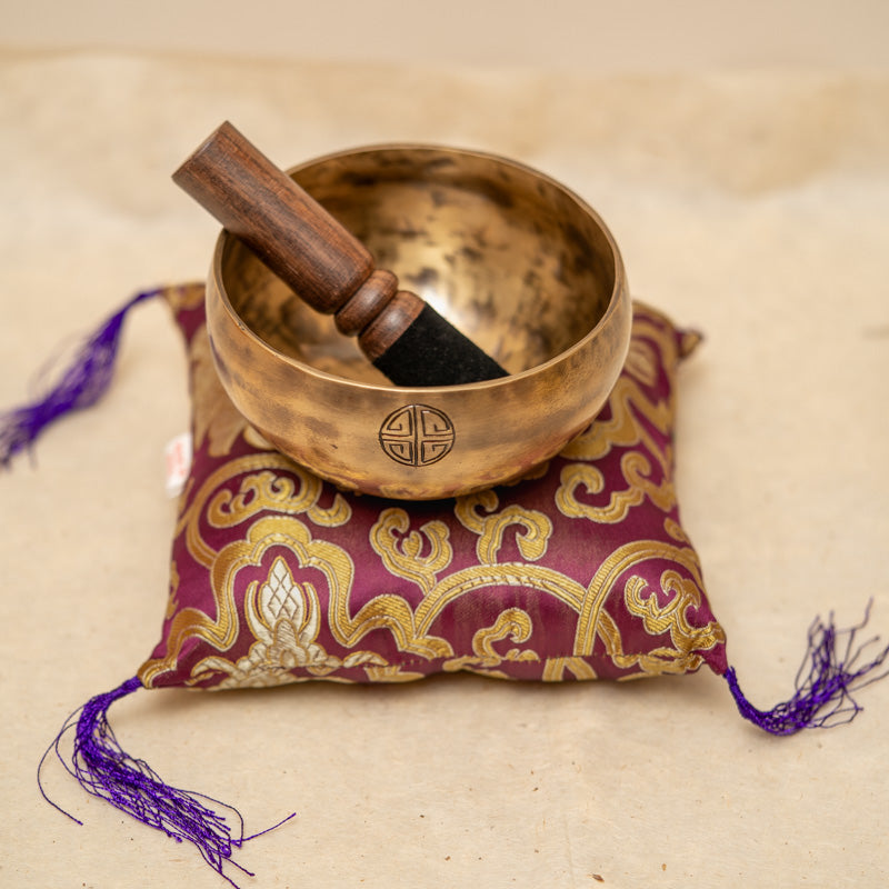 Crown Chakra Moon Bowl - Handcrafted Tibetan Bowl