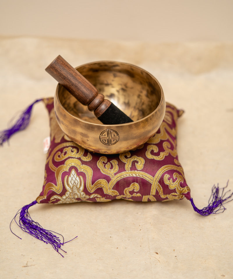 Crown Chakra Moon Bowl - Handcrafted Tibetan Bowl