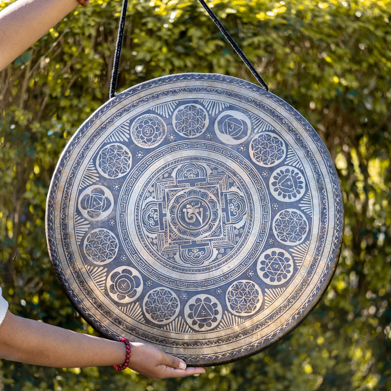 Gongs for spiritual and healing rituals.