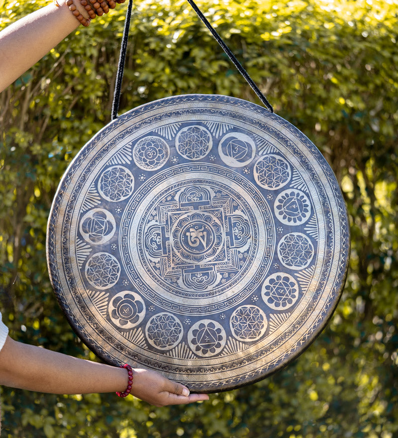 Gongs for spiritual and healing rituals.