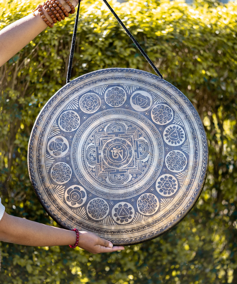 Gongs for spiritual and healing rituals.