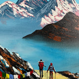 Oil Painting of Mt Everest