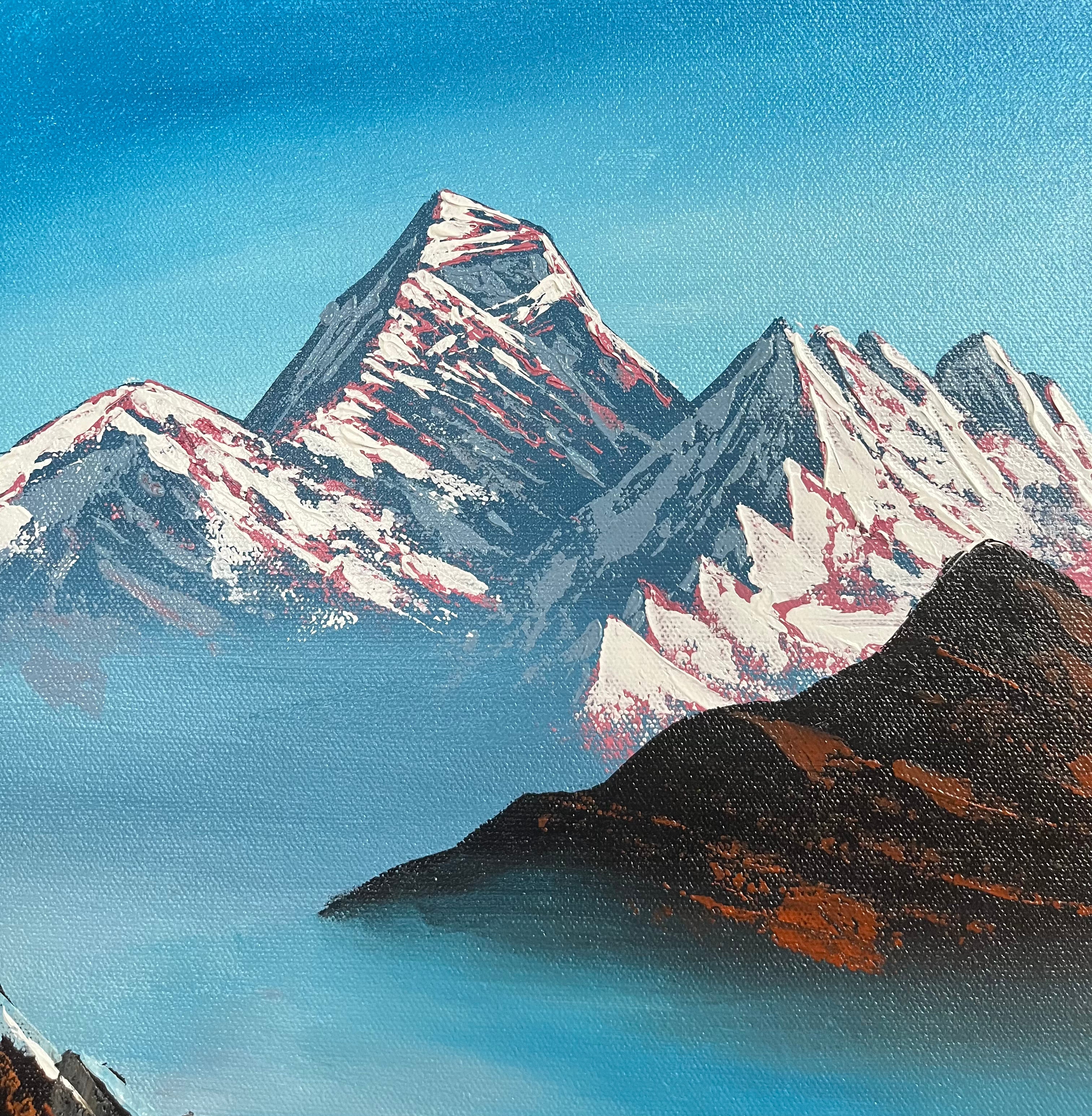 Oil Painting of Mt Everest