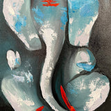 Oil painting of Lord Ganesh