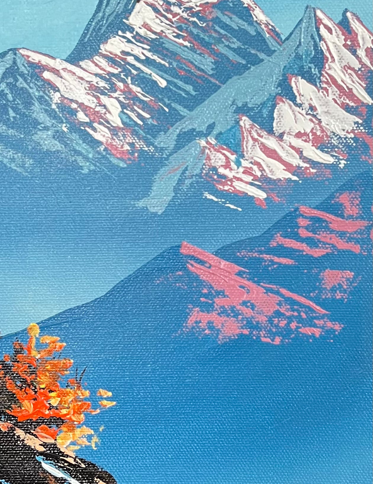 Mount Everest Oil Painting