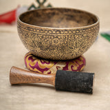 Antique Singing Bowl - Handcrafted bowl for sound healing