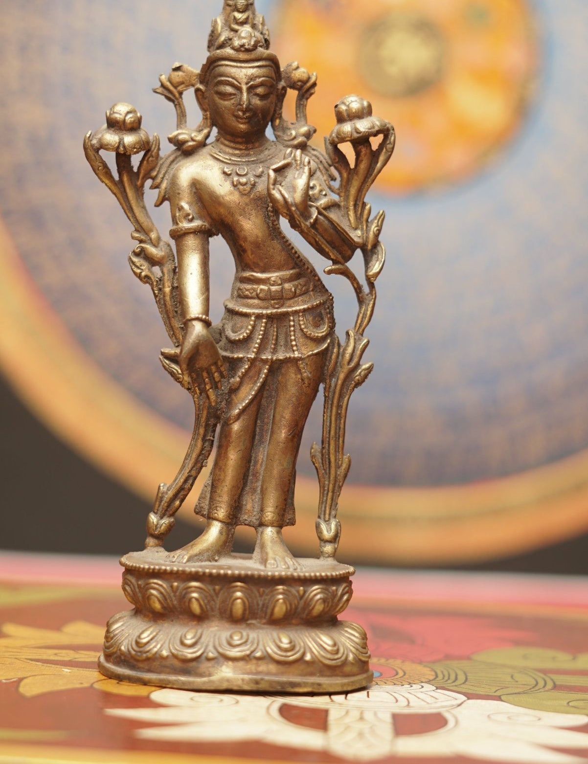 Standing Avalokeshwor Statue - Himalayas Shop