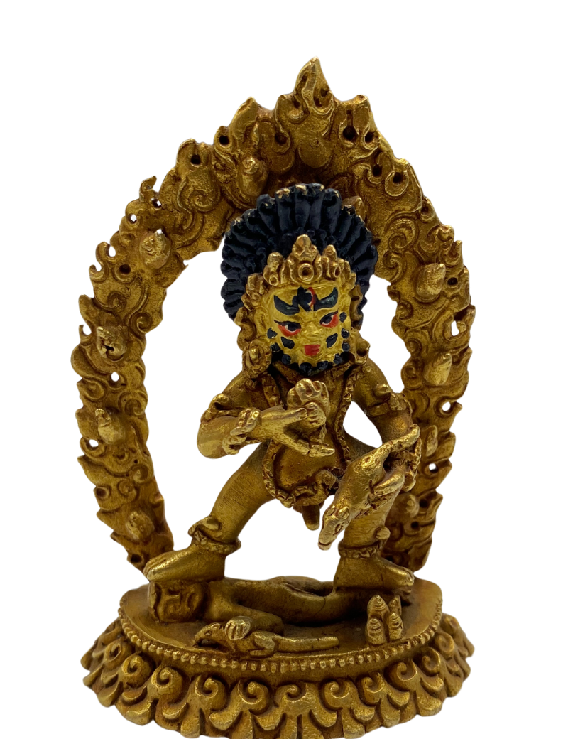 Black Zambala Statue - Handcrafted statue of God of wealth