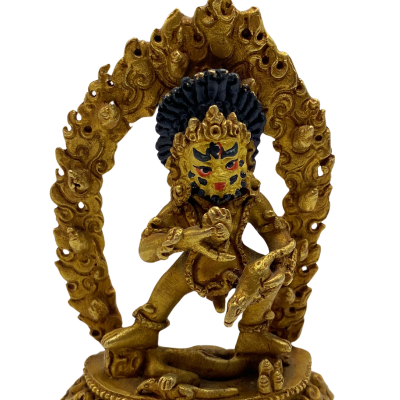 Black Zambala Statue - Handcrafted statue of God of wealth