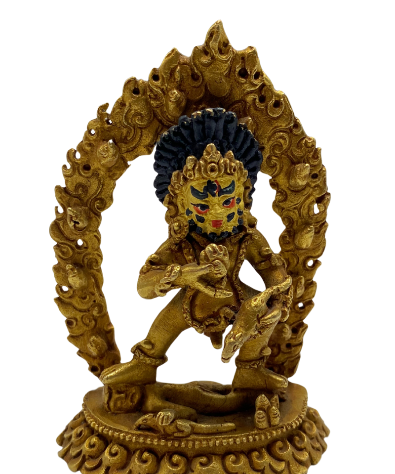 Black Zambala Statue - Handcrafted statue of God of wealth