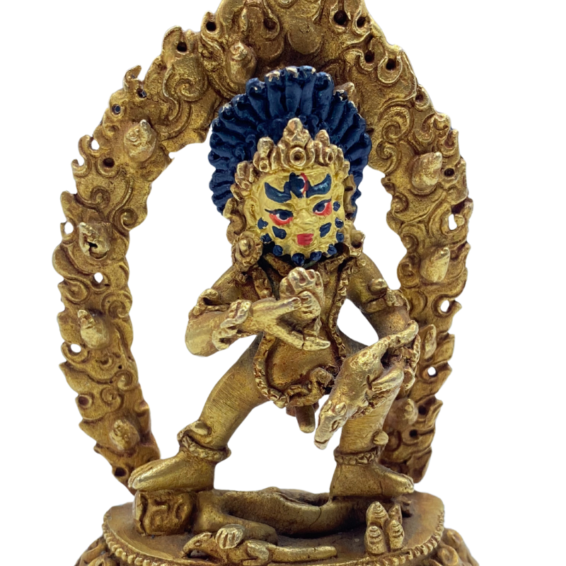 Black Zambala Statue - Handcrafted statue of God of wealth