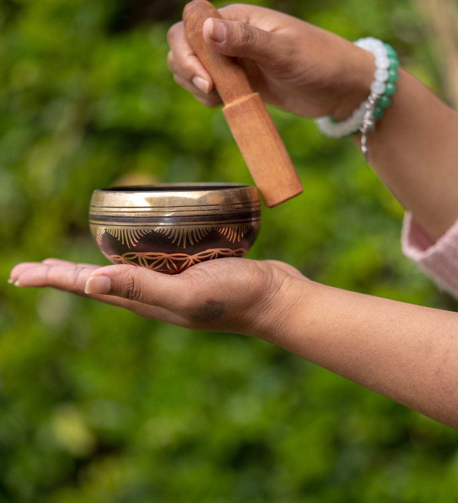 Evil Eye Singing Bowl for meditation.