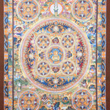 Buddha Mandala Thangka for wall decpr and  spirituality.