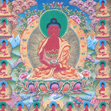 108 Buddha Thangka is an effective visual aid for meditation, contemplation, and devotion.