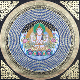 Chengresi Mandala Thangka for meditation and devotion.