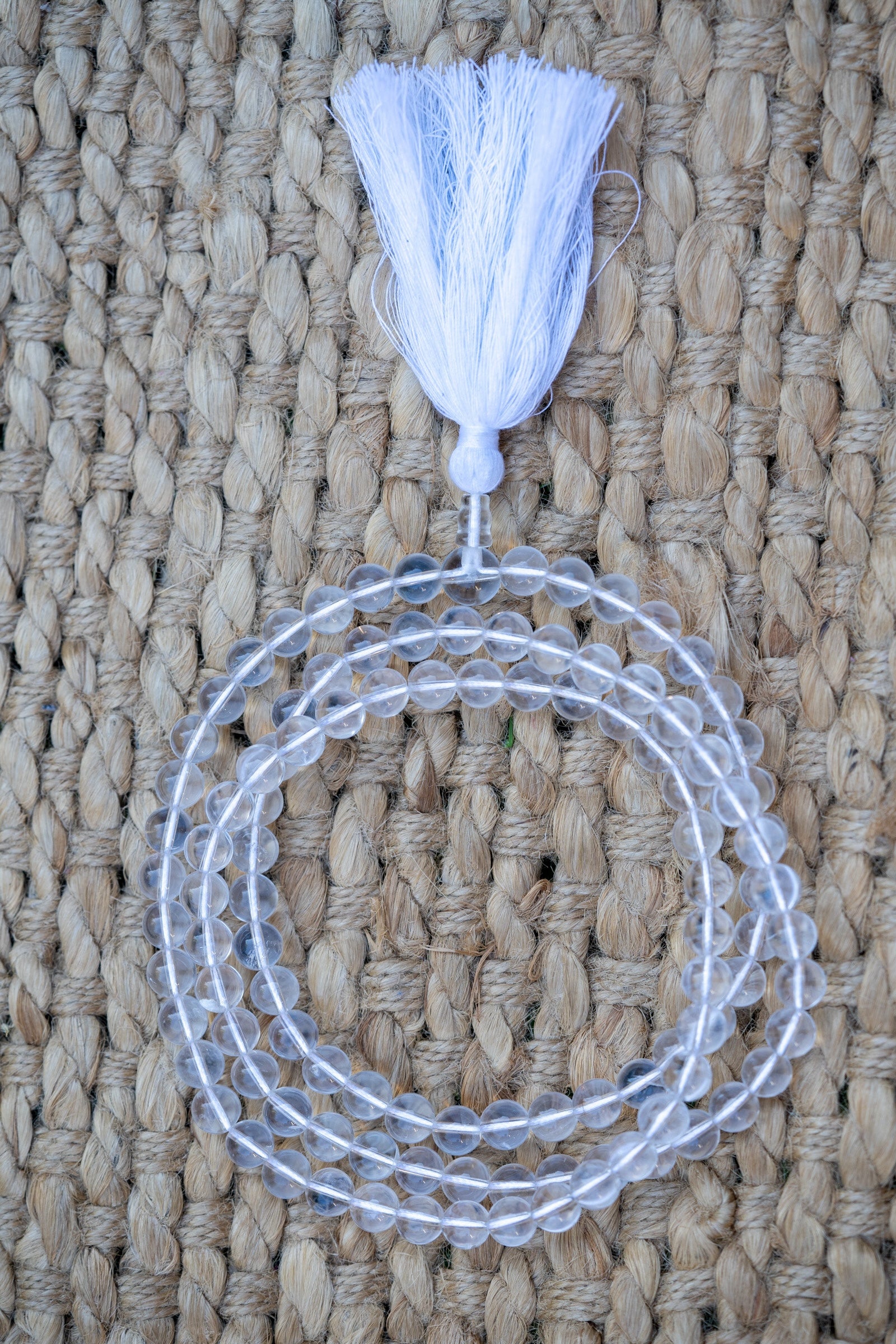 Clear Quartz Mala