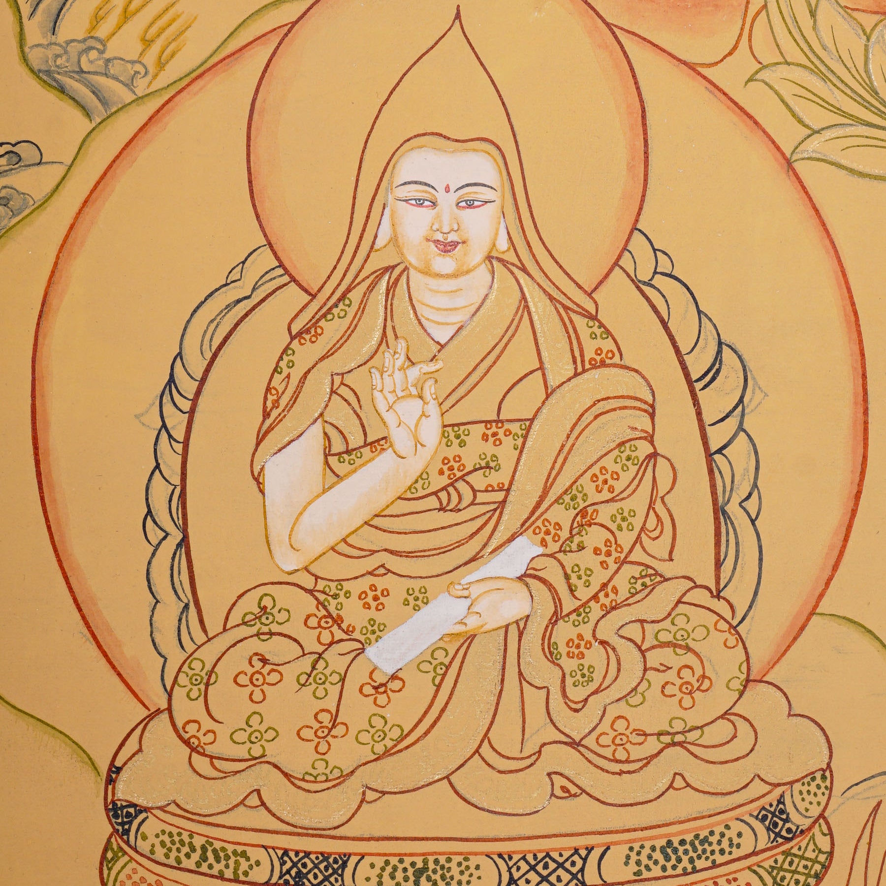 Je tsongkhapa Thangka - Tibetan Painting