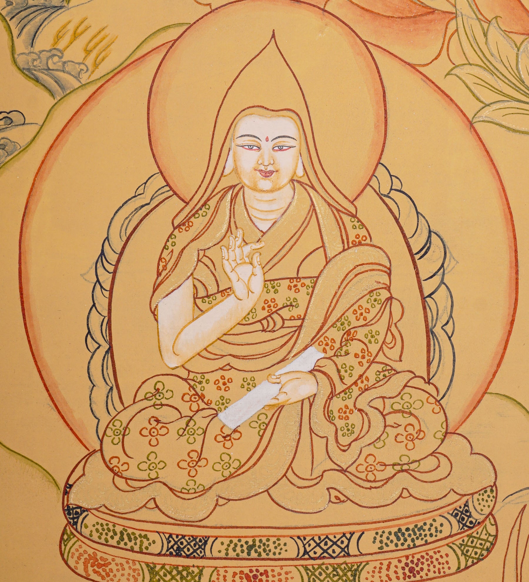 Je tsongkhapa Thangka - Tibetan Painting