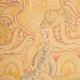 Tibetan Zambala Thangka - Handpainted Art