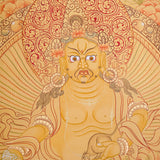 Tibetan Zambala Thangka - Handpainted Art