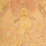 Tibetan Zambala Thangka - Handpainted Art