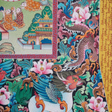 Handpainted Amitabha Temple - Tibetan Thangka