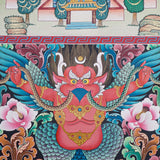 Handpainted Amitabha Temple - Tibetan Thangka