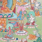 Handpainted Amitabha Temple - Tibetan Thangka