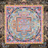 Dragon Chakrasambhara Mandala Thangka - Tibetan Painting