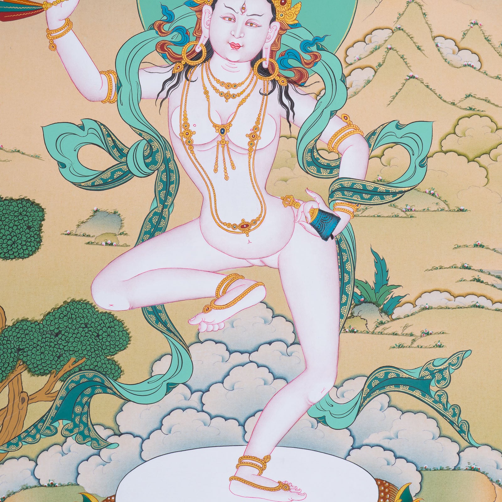  Machig Labdron Thangka Painting - Tibetan Art