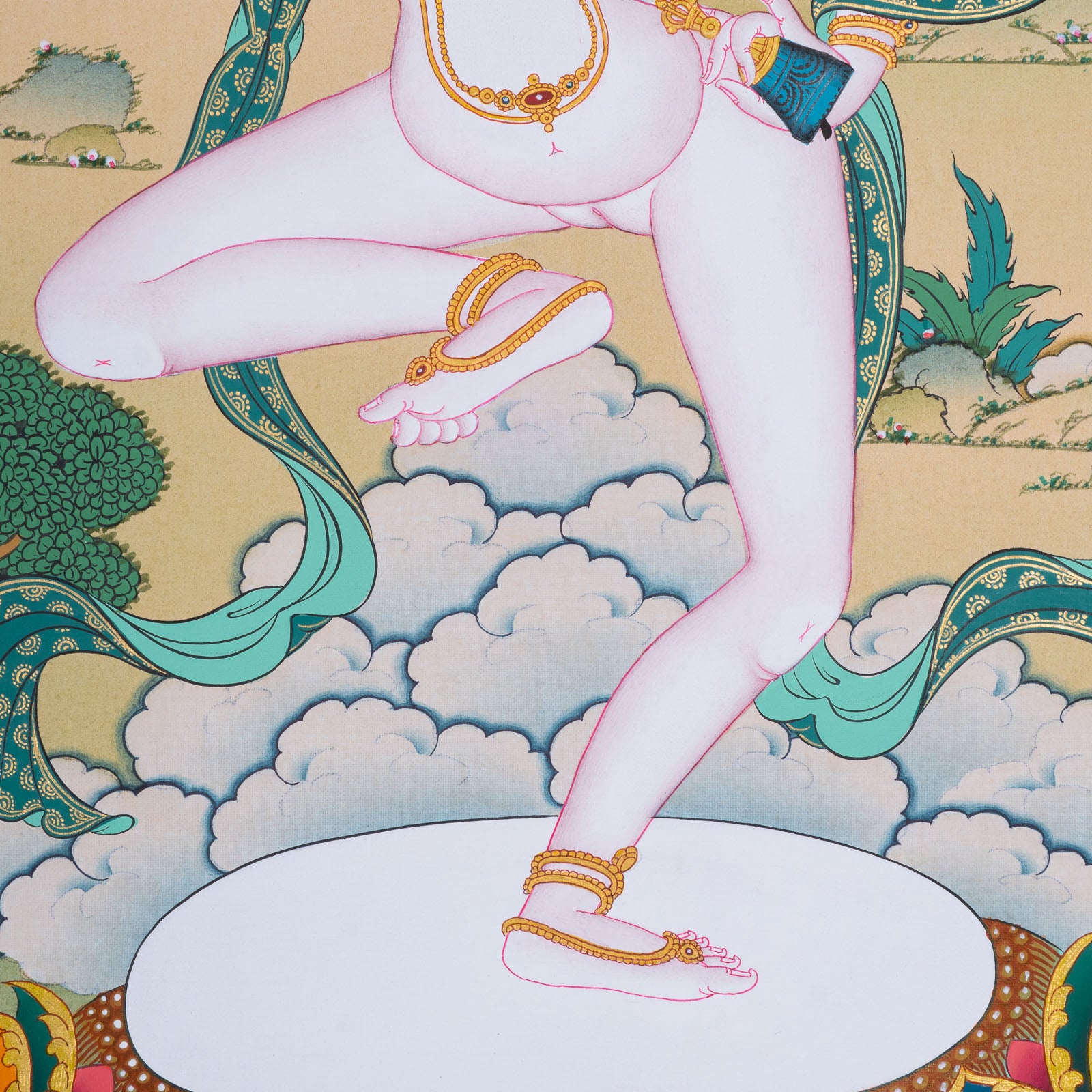  Machig Labdron Thangka Painting - Tibetan Art