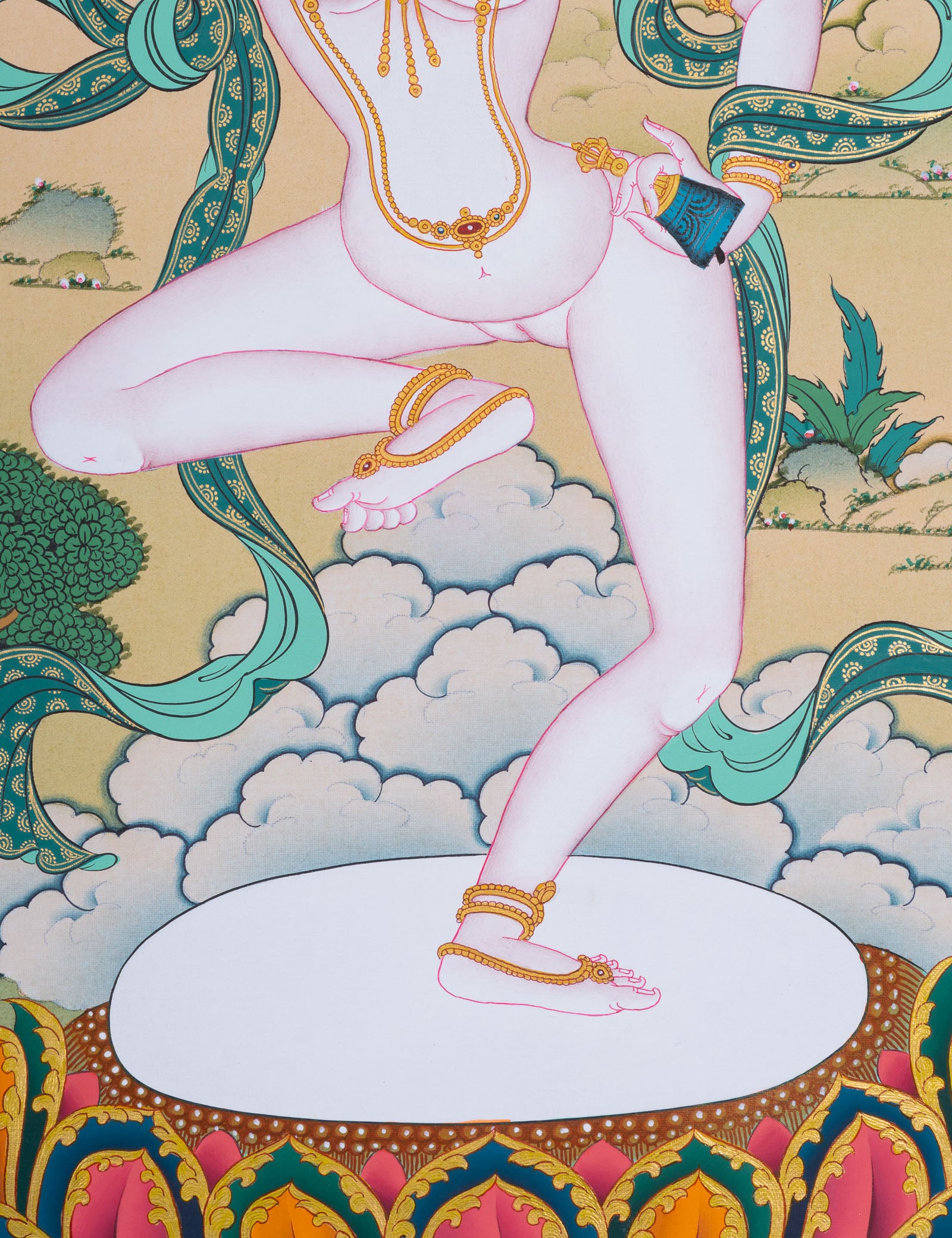  Machig Labdron Thangka Painting - Tibetan Art