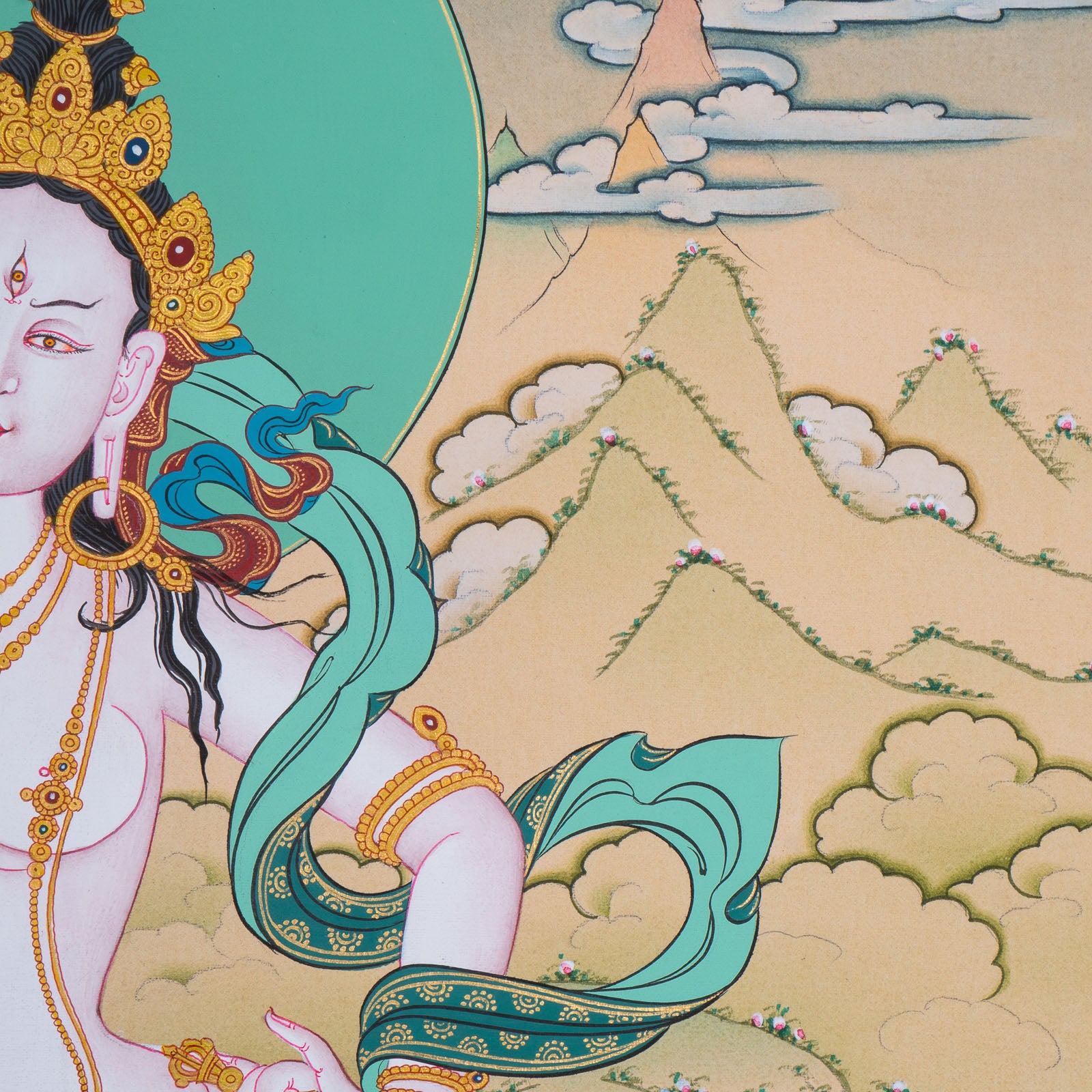  Machig Labdron Thangka Painting - Tibetan Art