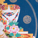 Handpainted White Tara (Stupa) Thangka - Tibetan Art