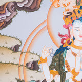 Chengresi Thangka Painting - Tibetan Buddhist Art