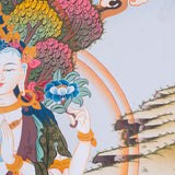 Chengresi Thangka Painting - Tibetan Buddhist Art