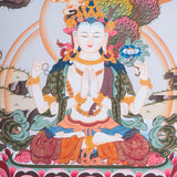 Chengresi Thangka Painting - Tibetan Buddhist Art