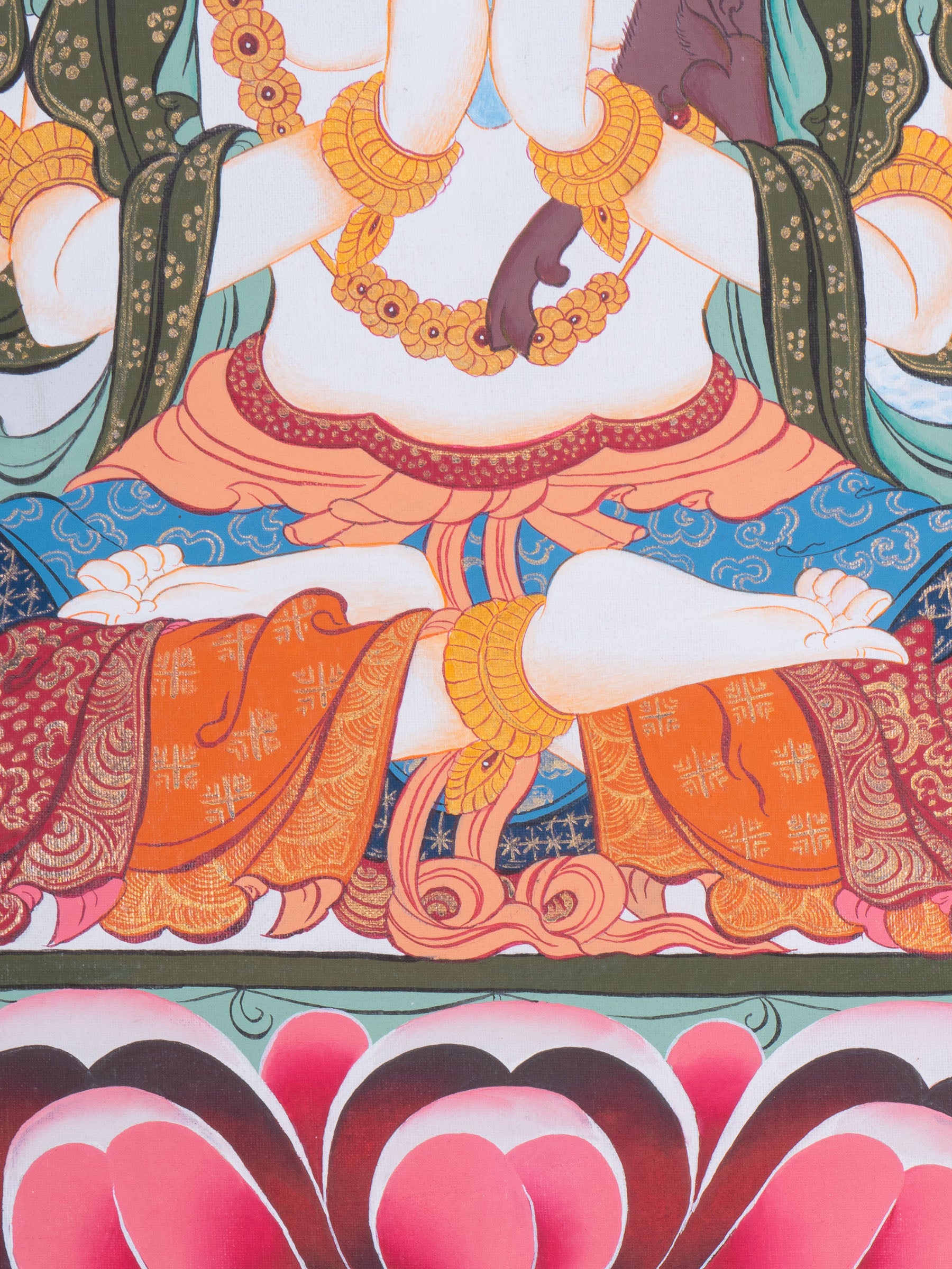 Chengresi Thangka Painting - Tibetan Buddhist Art