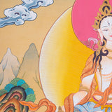 White Tara Thangka - Tibetan Painting