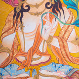 White Tara Thangka - Tibetan Painting