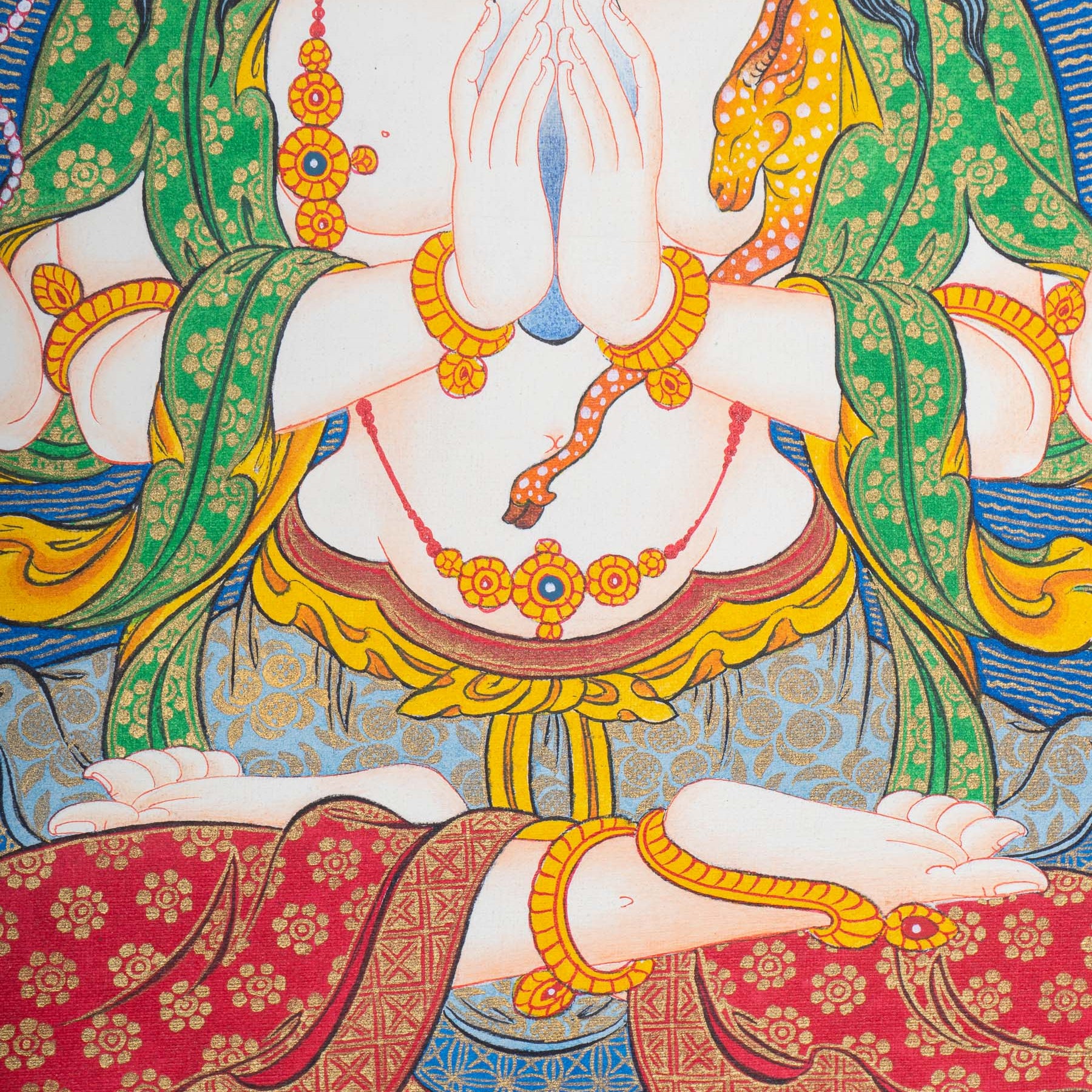 Chengresi Thangka Painting