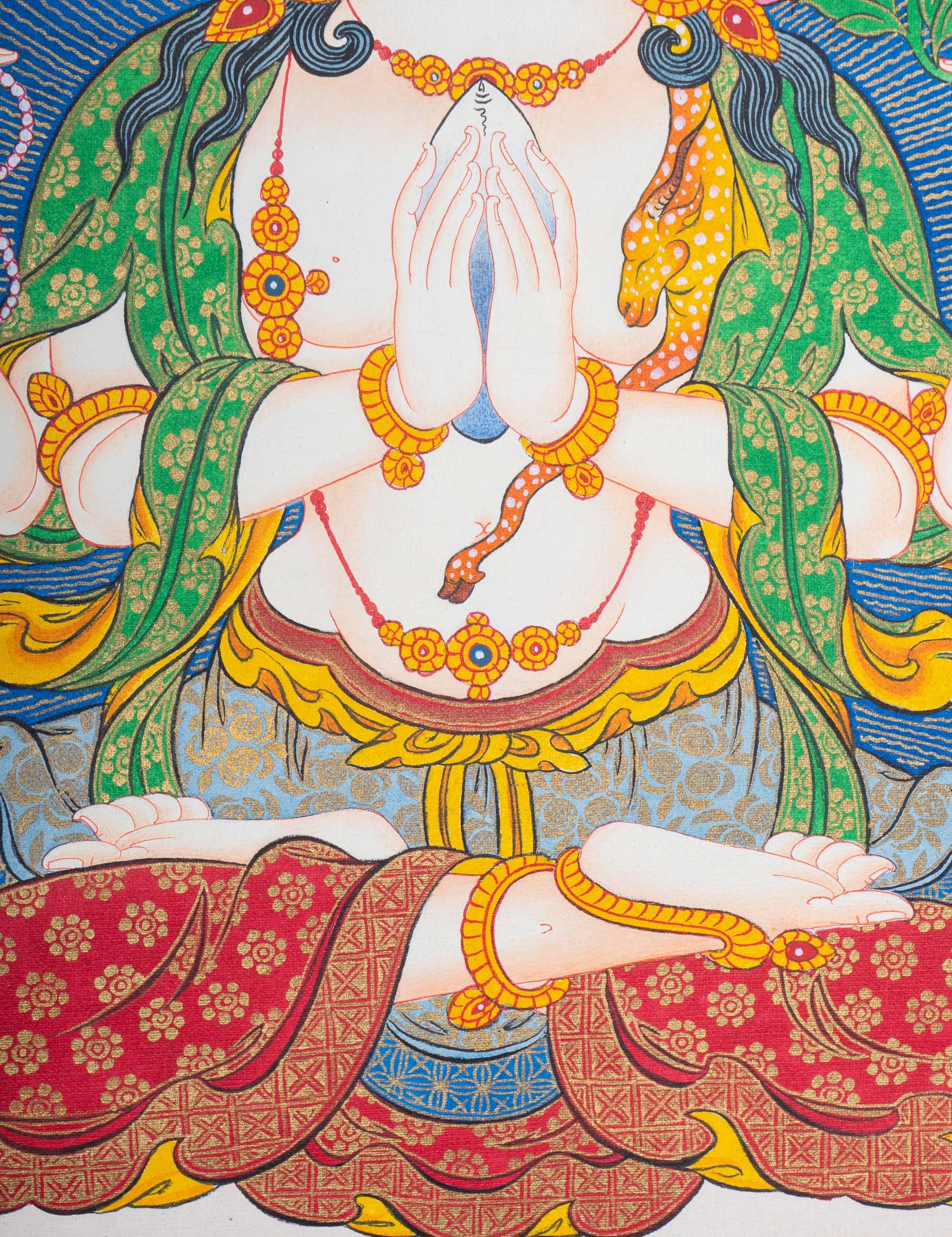 Chengresi Thangka Painting