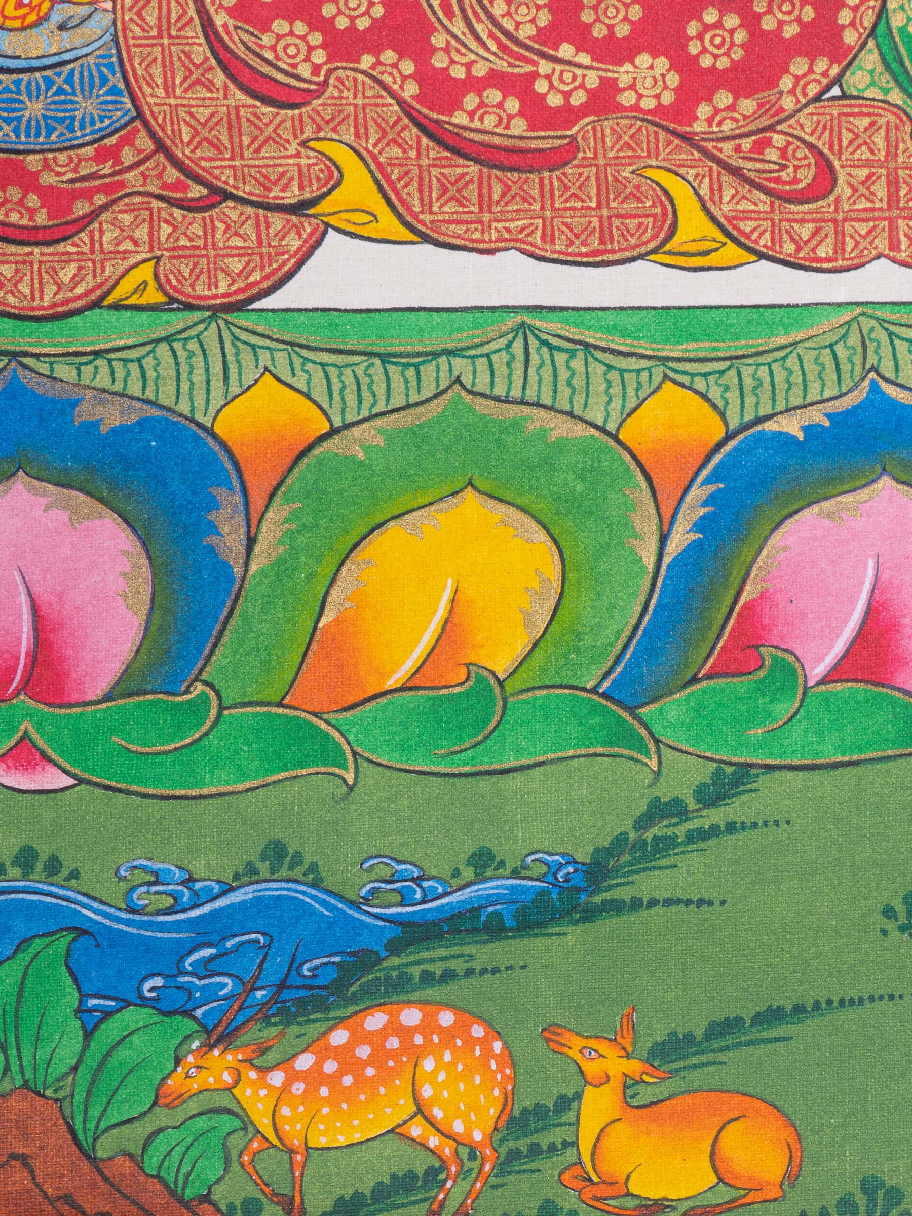 Chengresi Thangka Painting