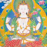 Chengresi Thangka Painting