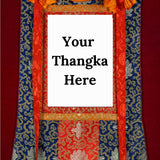 Blue Color Thangka Brocade