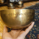 Custom Engraved Singing Bowl for Gift